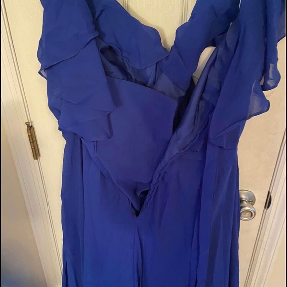 Beautiful royal blue a line size 18 brand new evening gown - Picture 4 of 5